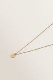 Initial Disc Necklace    hi-res