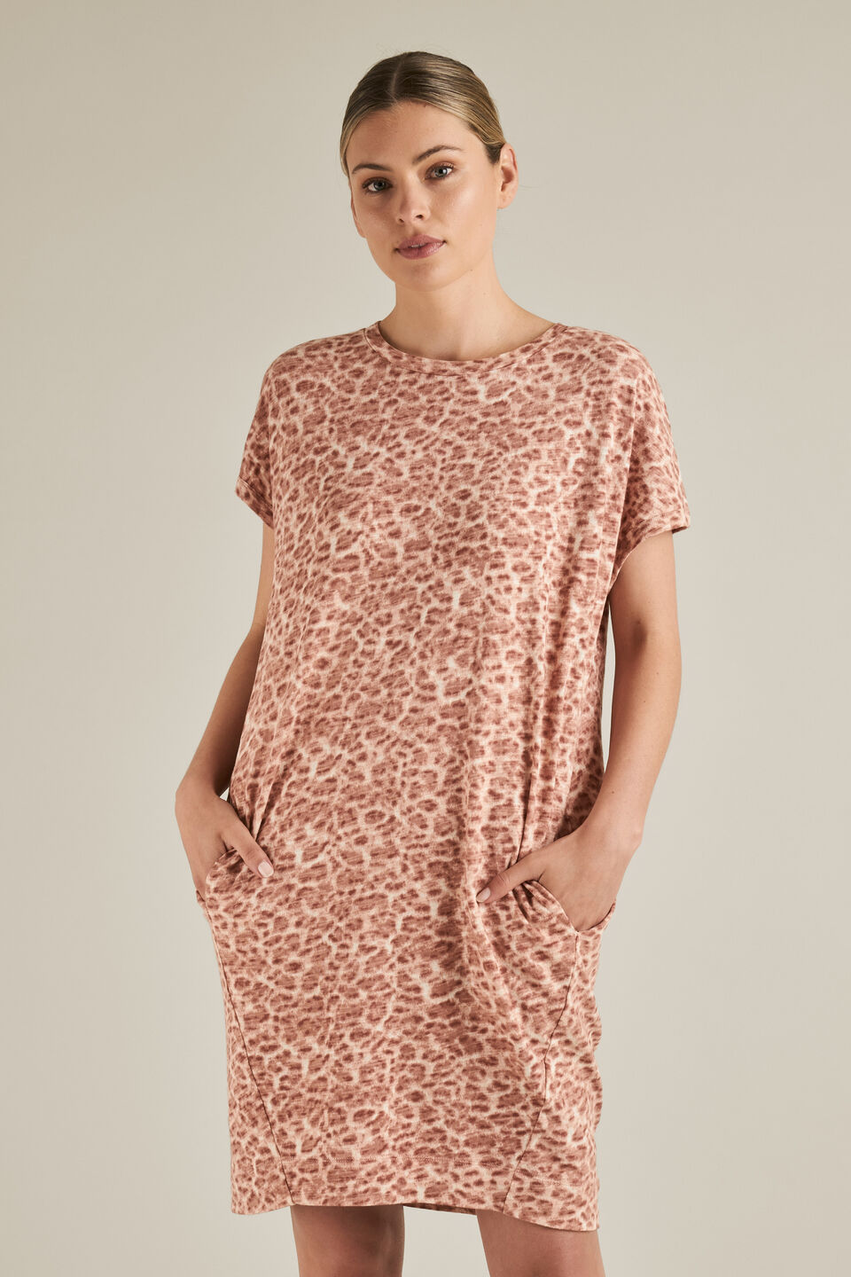 Animal Jersey Dress  