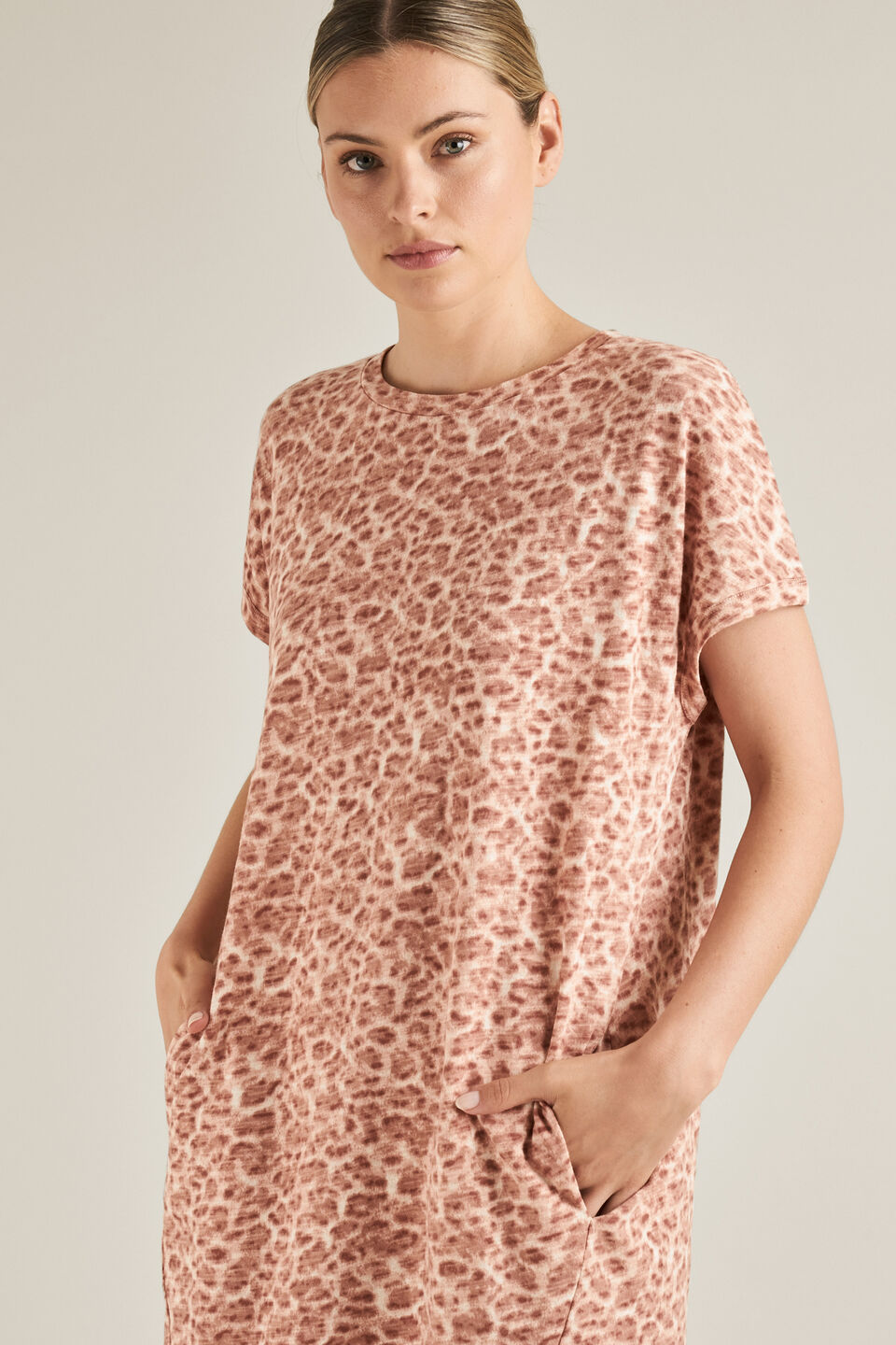 Animal Jersey Dress  