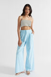 High Waist Palazzo Pant  Shimmer Blue  hi-res