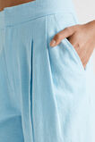 High Waist Palazzo Pant  Shimmer Blue  hi-res