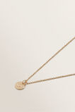 Initial Disc Necklace    hi-res