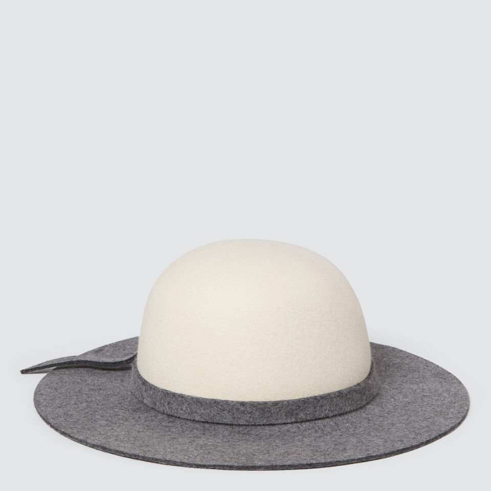Colour Block Floppy Hat  