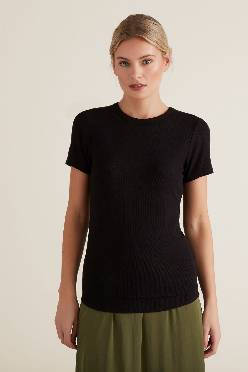 Basic Rib Tee  