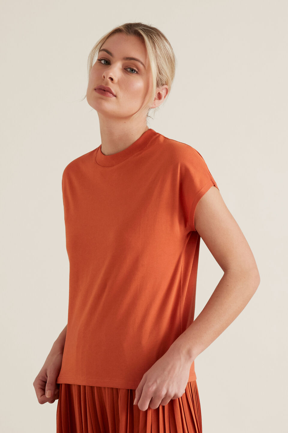 High Neck Tee  