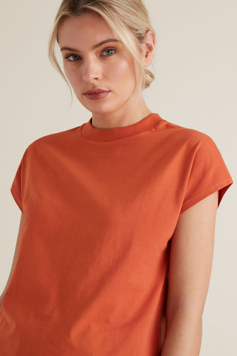 High Neck Tee  