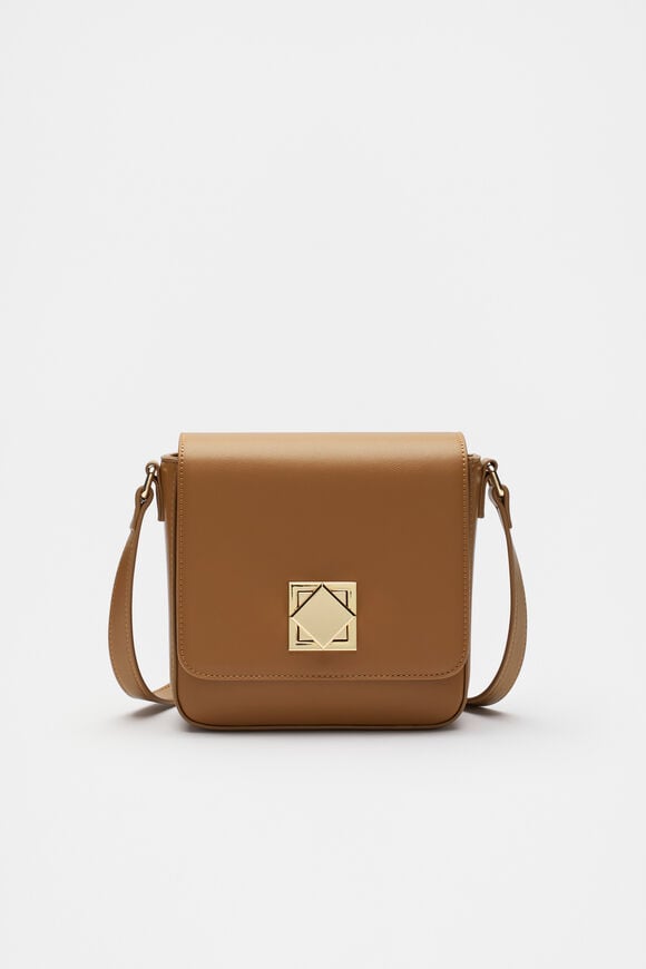 Boxy Crossbody Bag  Toffee  hi-res