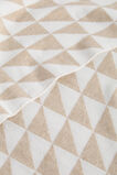 Geo Knit Scarf  Champagne Beige  hi-res
