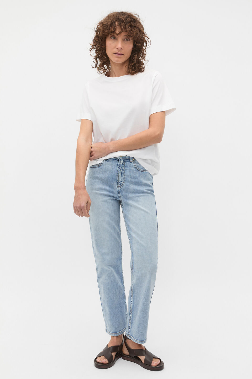 Core Neat Tee  Whisper White