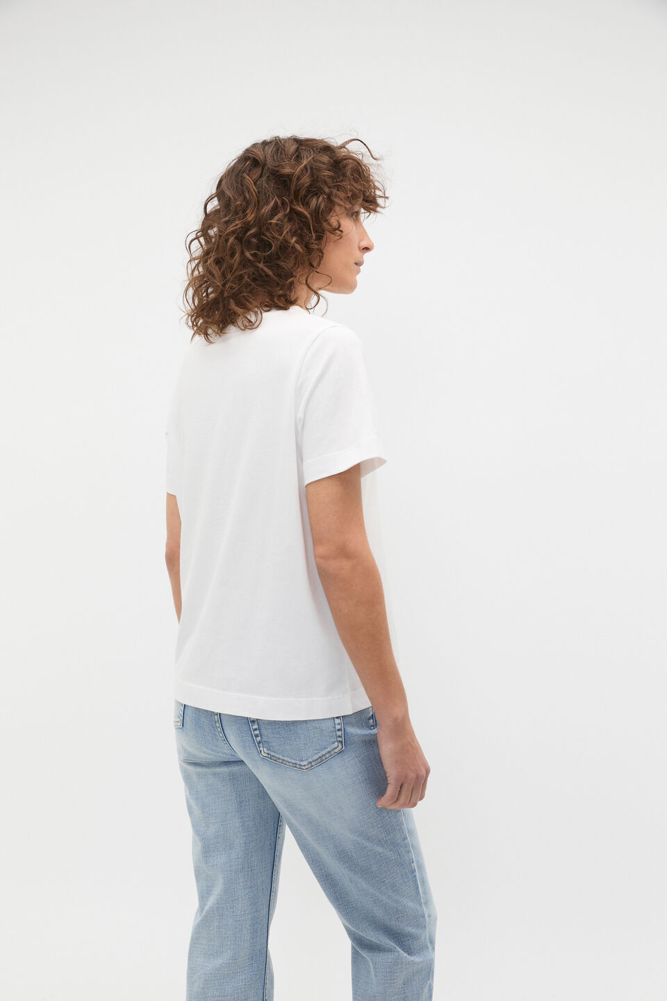Core Neat Tee  Whisper White