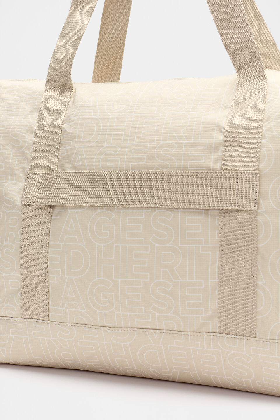Packable Travel Tote  Latte