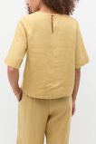 Core Linen Tee  Honey  hi-res