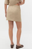 Linen Crossdye Mini Skirt  Rye Crossdye  hi-res