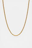 Fine Rope Necklace  Gold  hi-res