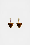 Stone Shield Drop Earring  Gold  hi-res