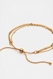 Pearl Station Toggle Bracelet  Gold  hi-res