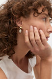 Pearl Drop Stud Earring  Gold  hi-res