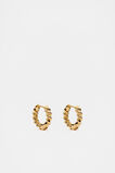 Fine Rope Earring  Gold  hi-res
