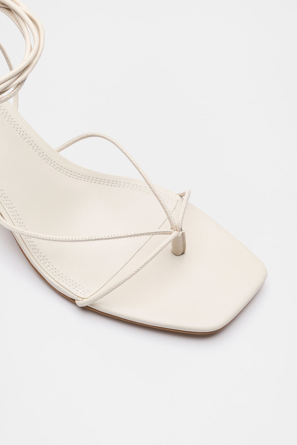 Stevie Lace Up Heel  Tofu