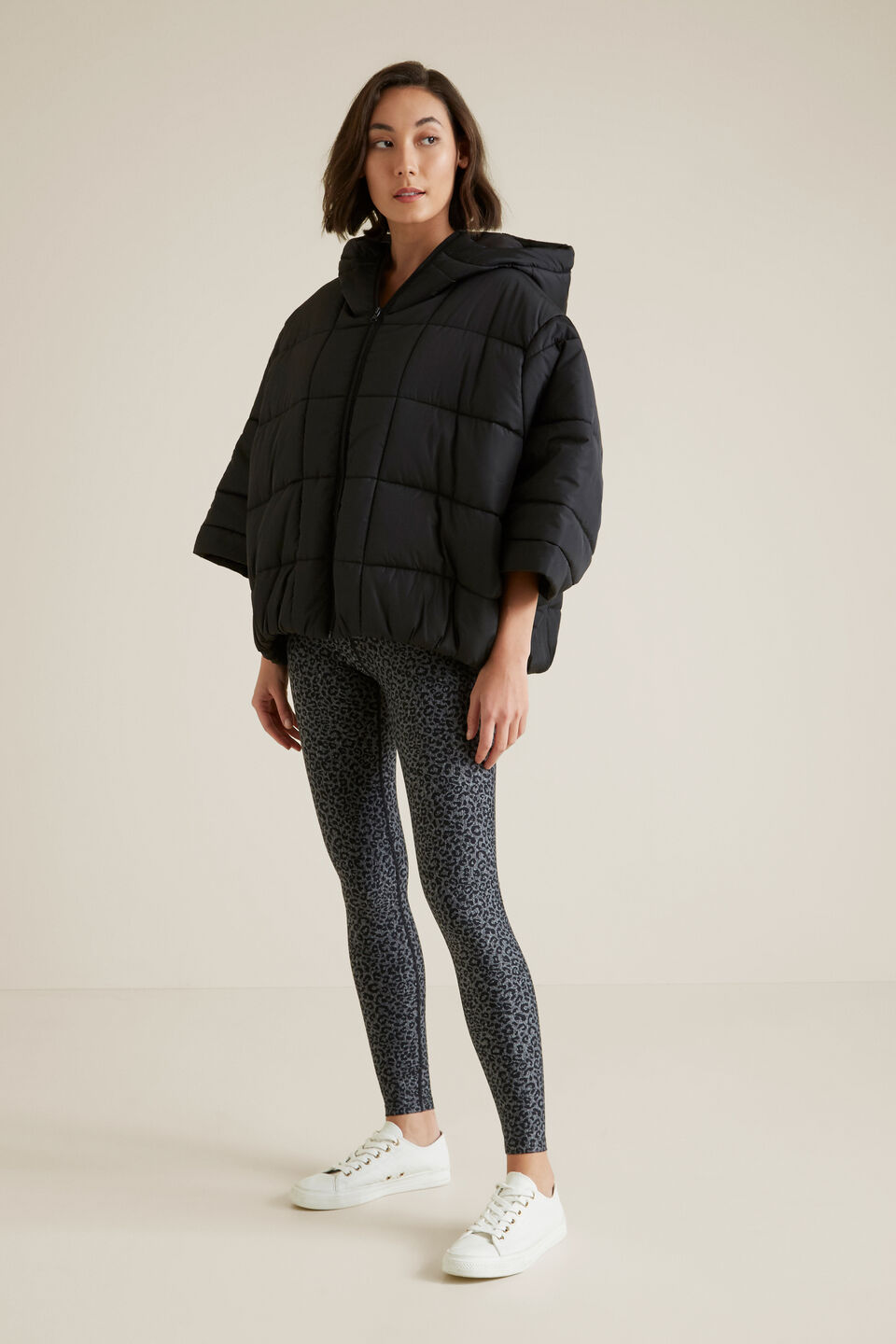 Quilted Poncho  