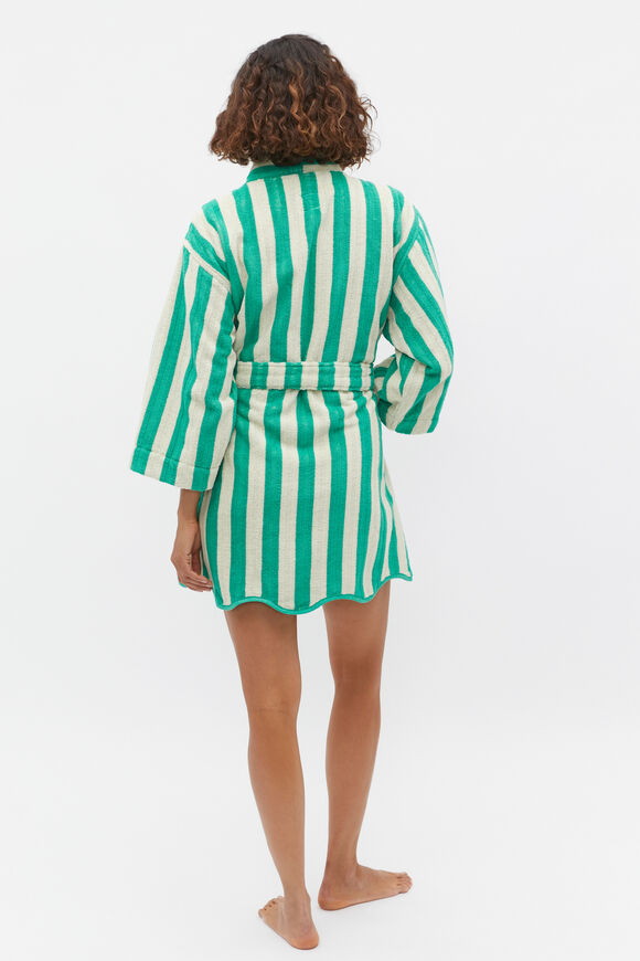 Matteo Awning Robe  Deep Emerald  hi-res
