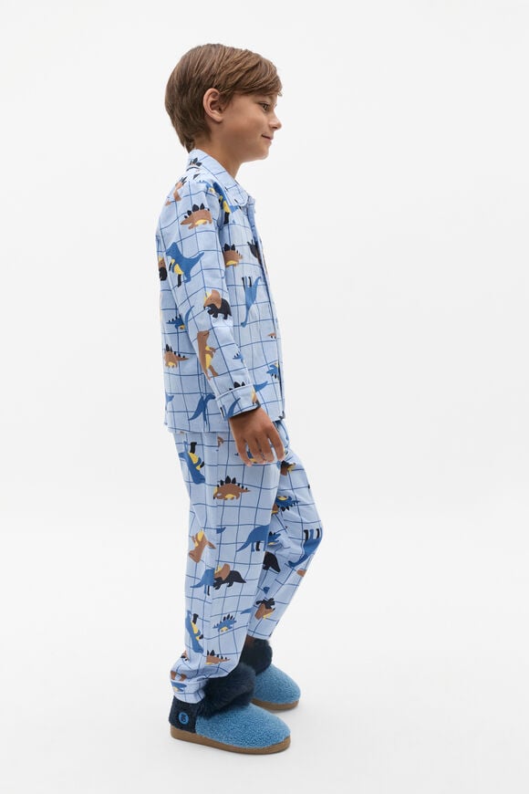 Dinosaur Pyjama  Cloud Blue  hi-res