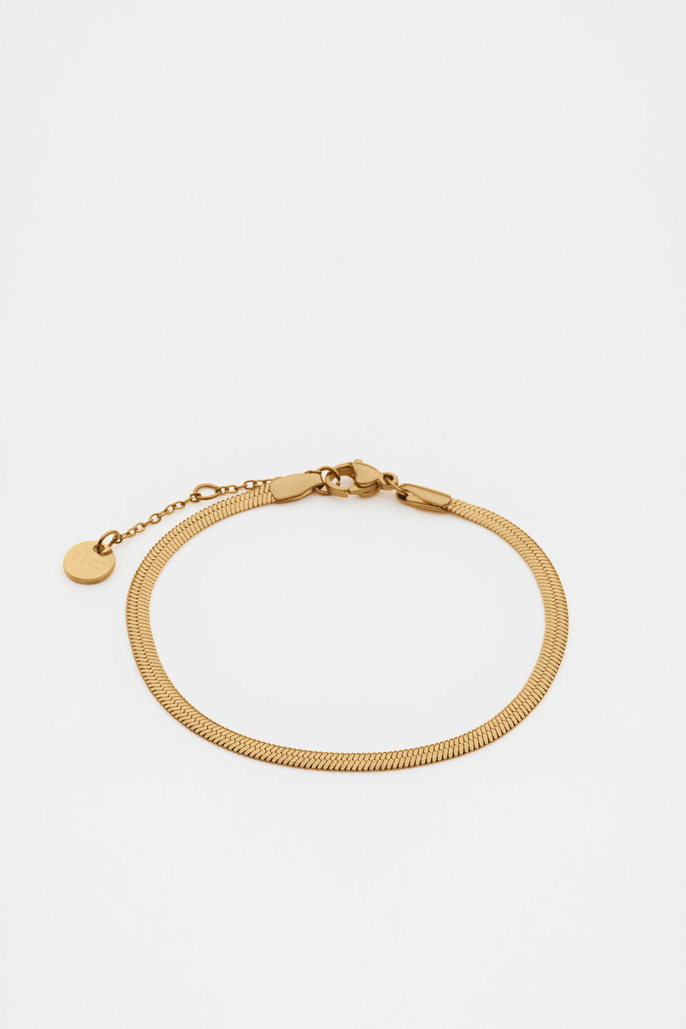 Waterproof Snake Chain Bracelet  Gold