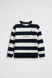 Core Logo Sweat  Midnight Stripe  hi-res