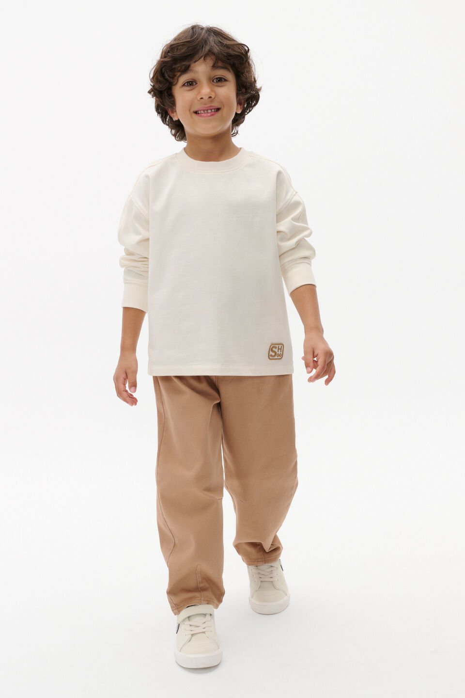Relaxed Fit Tee  Classic Cream