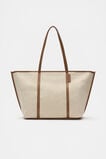 Trim Detail Tote  Deep Tan  hi-res