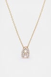 Initial Jewel Bubble Necklace  A  hi-res