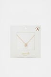 Initial Jewel Bubble Necklace  A  hi-res