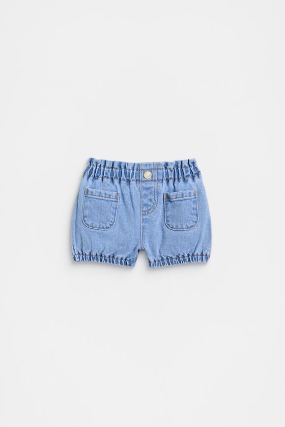 Pocket Denim Bloomer  Clean Blue Wash  hi-res