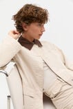 Contrast Collar Jacket  Oat  hi-res