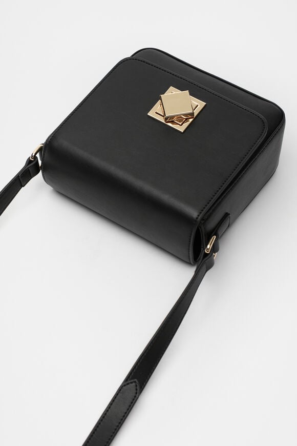 Boxy Crossbody Bag  Black  hi-res