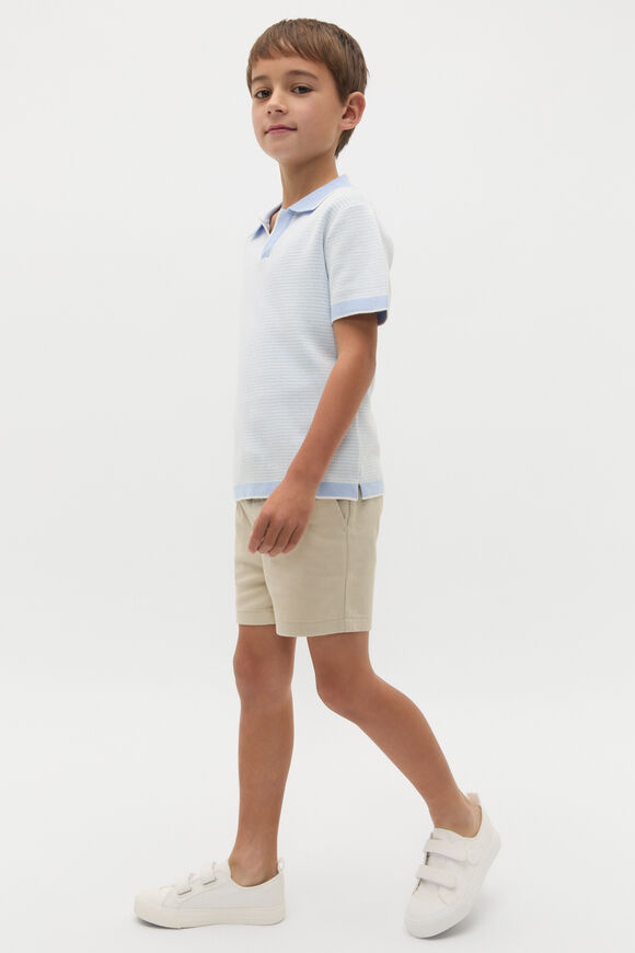 Knit Polo  Luna Blue  hi-res
