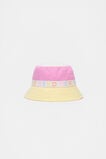 Colourblock Bucket Hat  Pink Multi  hi-res
