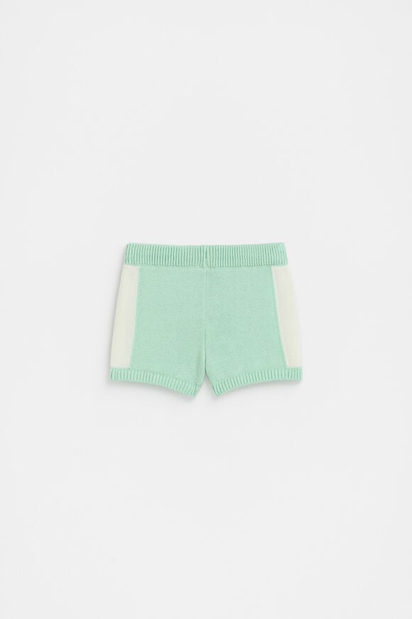 Spliced Knit Short  Mint  hi-res