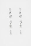 Twist Hoop Ear Pack  Silver  hi-res