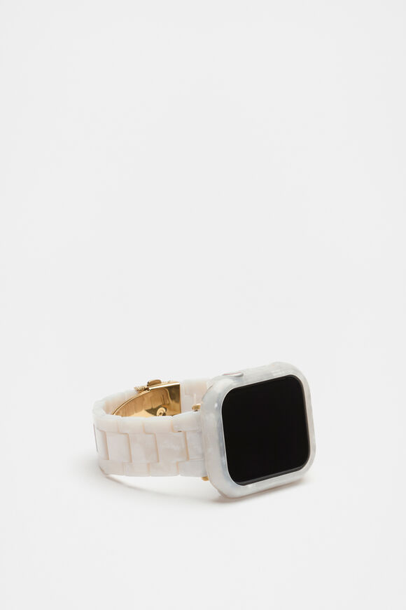 Resin Smart Watch Frame  Ivory  hi-res