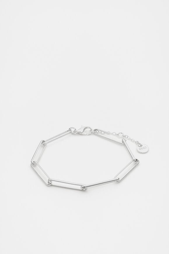 Long Link Bracelet  Silver  hi-res