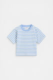 Loose Fit Rib Tee  Luna Blue  hi-res
