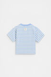 Loose Fit Rib Tee  Luna Blue  hi-res