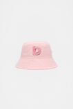 Pink Initial Bucket Hat  D  hi-res