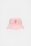Pink Initial Bucket Hat  J  hi-res