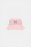 Pink Initial Bucket Hat  N  hi-res