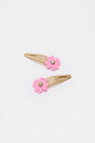 Felt Flower Snaps  Candy Pink  hi-res