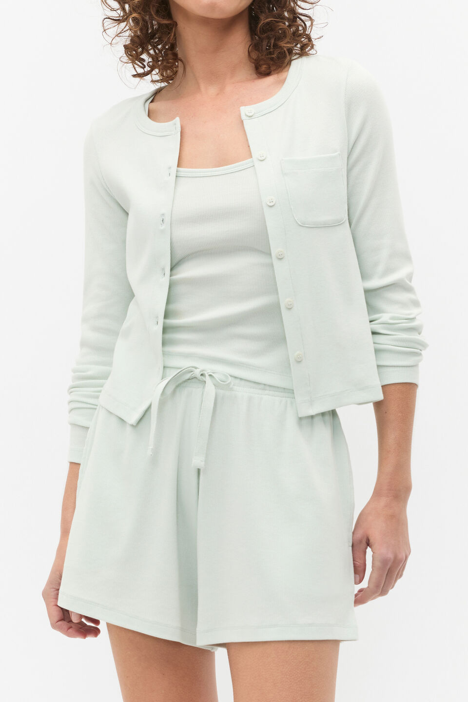 Trio Cami PJ Set  Mist