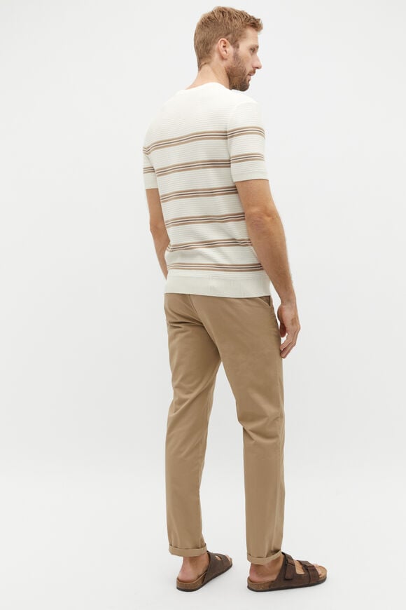 Stripe Knit Tee  Ivory Stripe  hi-res
