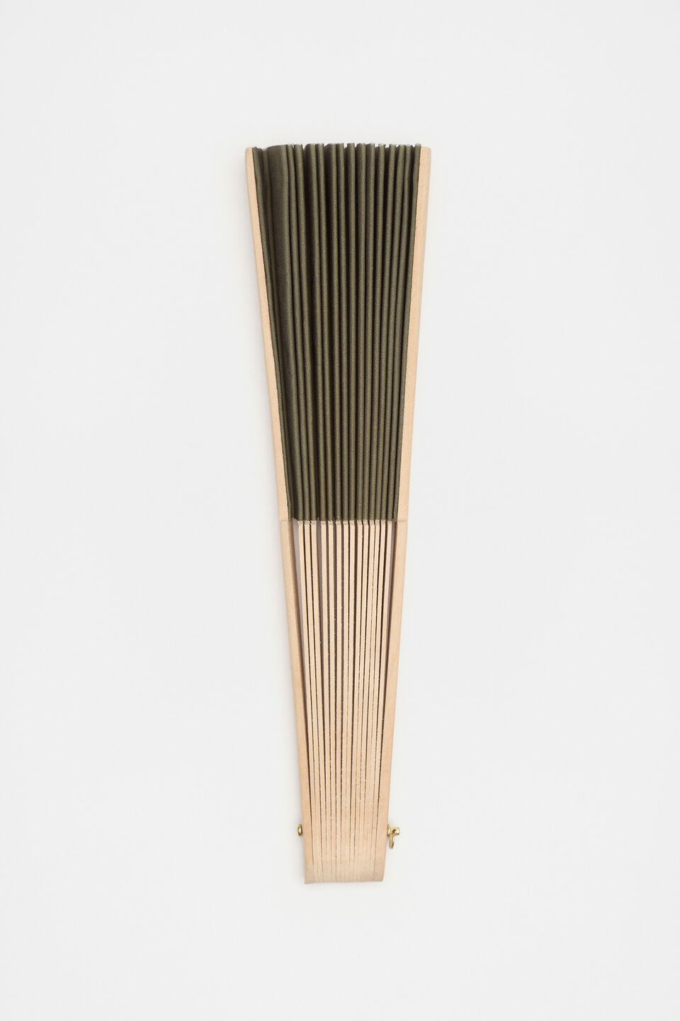 Seed Hand Fan  Olive Leaf